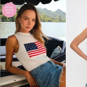 Show Me Your MuMu Milo American Flag Knit